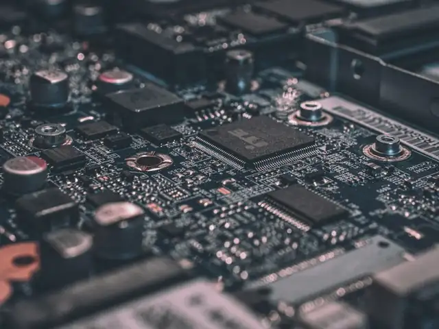 Close-up of a circuit board